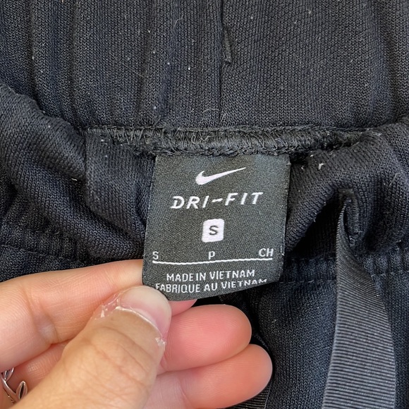 Nike Dri-Fit Black Fleece Joggers Size S - Picture 4 of 5